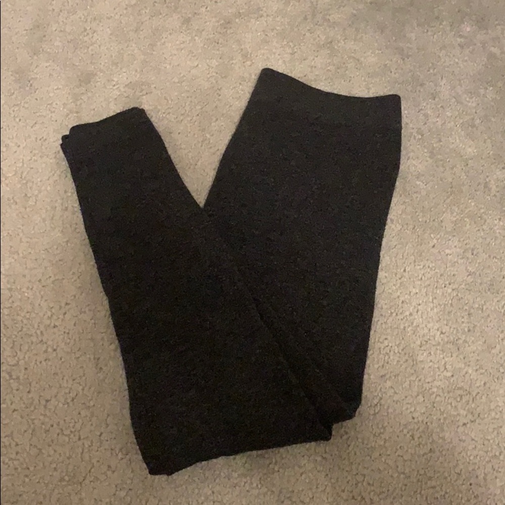 Thick grey leggings